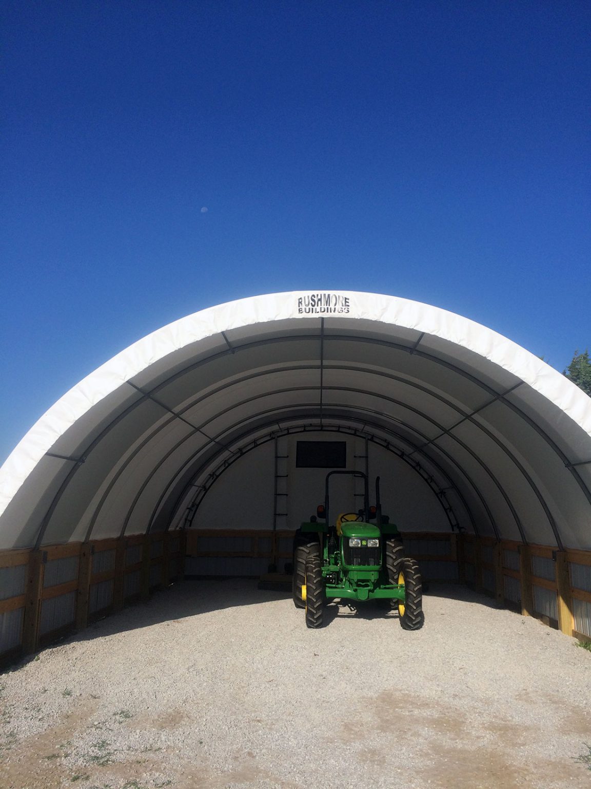 24' Wide Canvas Shed | Hoop Barn