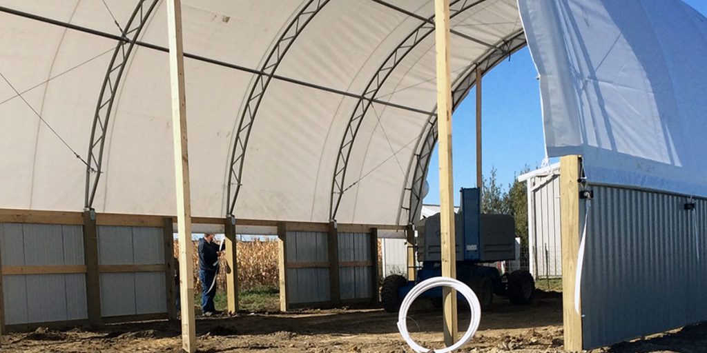 36' Wide Hoop Buildng