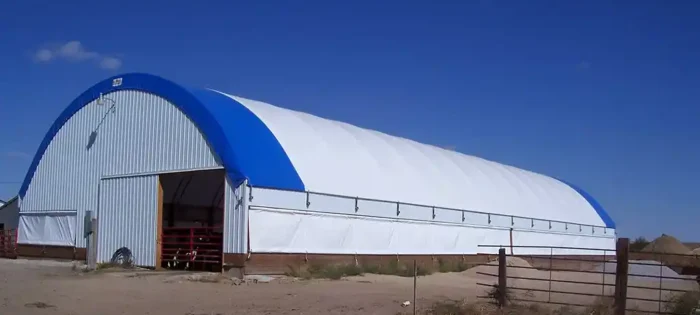 Livestock hoop barn