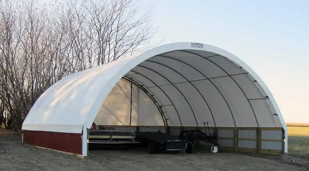 24 foot wide farmstorage building