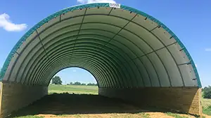 small hoop building 30 feet wide