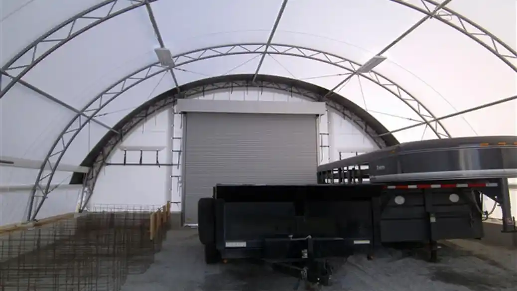 40 wide building with can roll up door