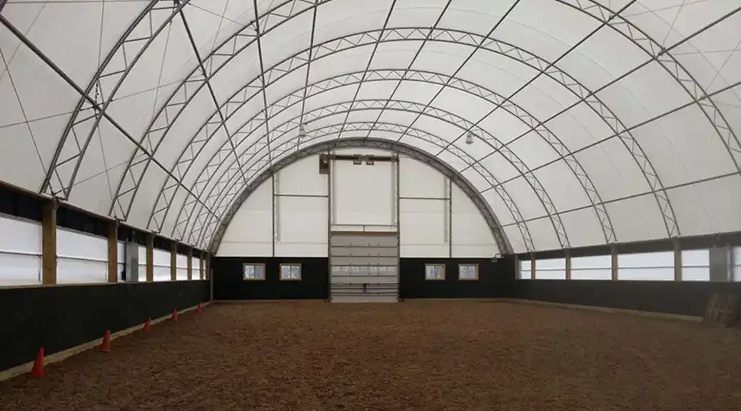 Hoop Barn Riding Arena