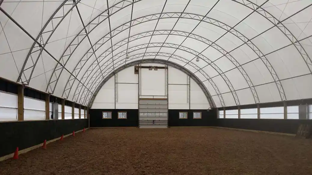 Hoop Barn Riding Arena