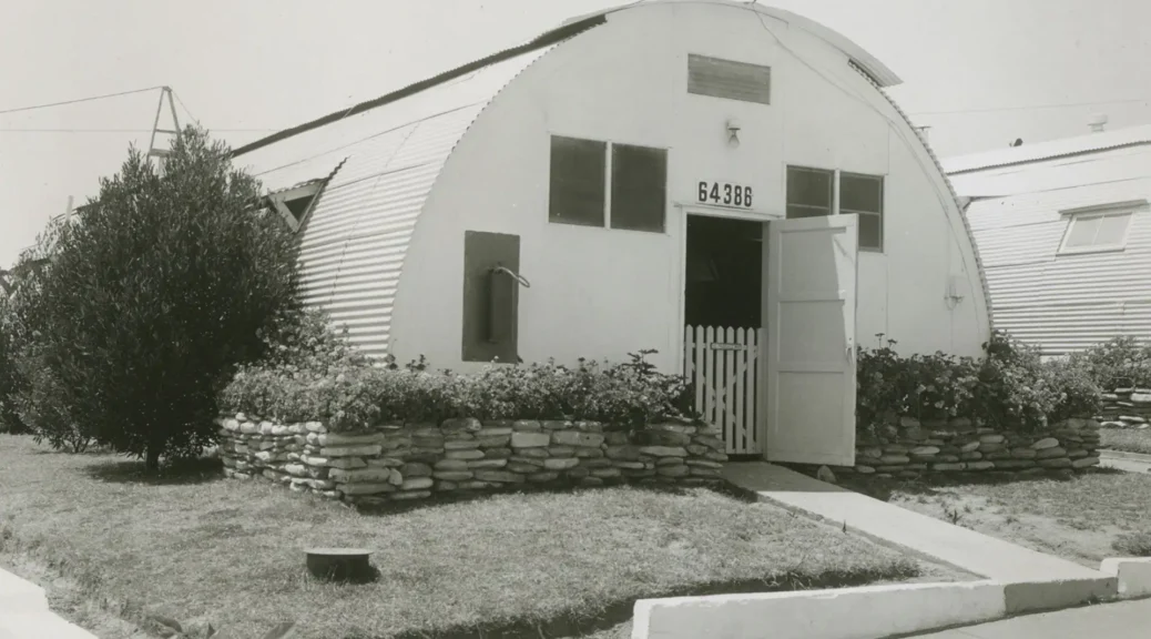 Military barracks Quonset hut