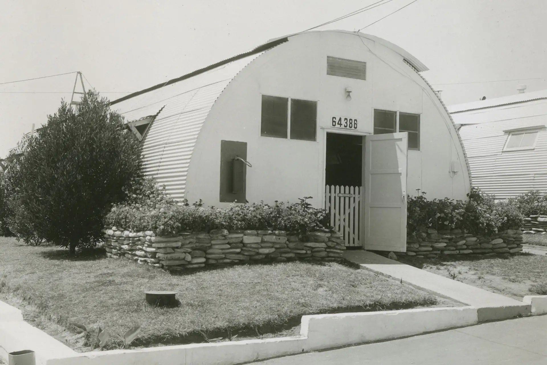 Military barracks Quonset hut