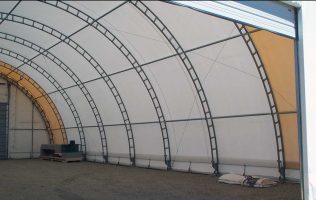45-ground-mount 45 wide free standing hoop barn